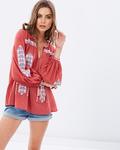 JAG Freedom Embroidered Blouse